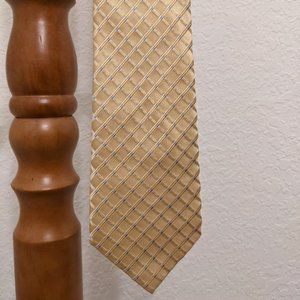 Jones New York Men's Tie, Yellow Pattern